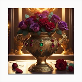 Beauty And The Beast 2 Canvas Print