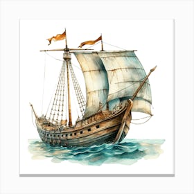 Sailing Ship 2 Canvas Print