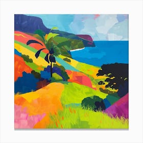 Abstract Travel Collection Dominica 1 Canvas Print