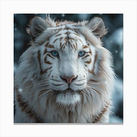 White Tiger Canvas Print