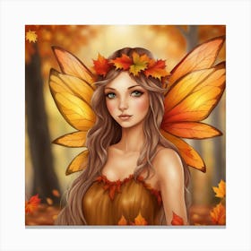 Autumn Fairy Canvas Print