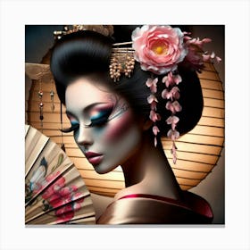 Geisha 230 Canvas Print