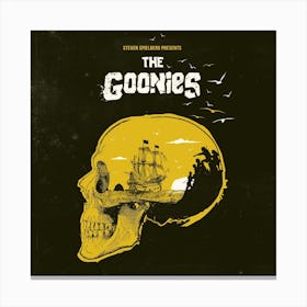 The Goonies Movie Square Canvas Print