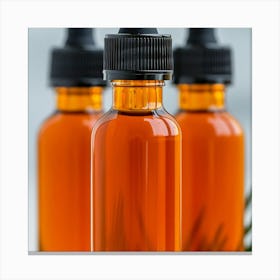 Cbd Oil Bottles Canvas Print