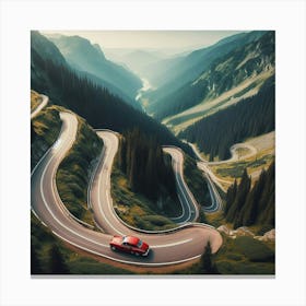 Road In The Mountains 1 Canvas Print