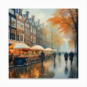 Amsterdam Market 1 Canvas Print