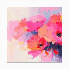 Abstract Of Flowers Canvas Print