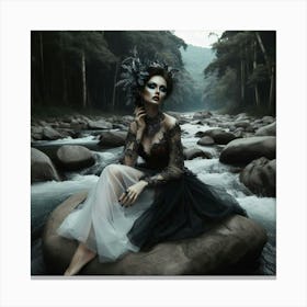 Gothic Beauty Canvas Print