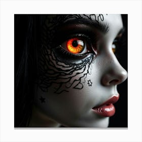 Gothic Girl Canvas Print