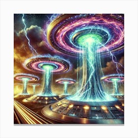 Vortex Gates 1 Canvas Print