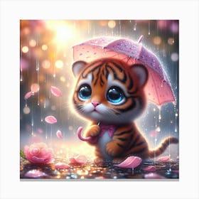 Cute Tiger Canvas Print