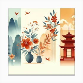 Chinese Landscape 12 Canvas Print