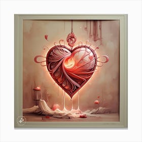 Heart Of Gold Canvas Print