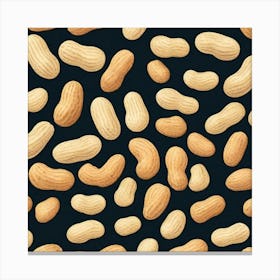 Peanuts Seamless Pattern Canvas Print