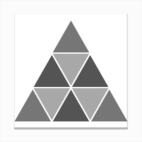 Abstract Triangle Canvas Print