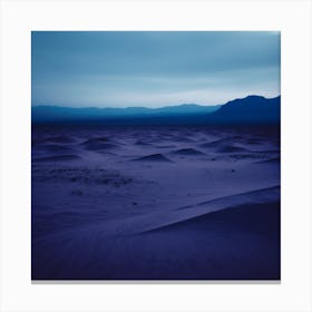 Indigo Vast Nothingness Canvas Print