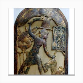 Egyptian Stela 2 Canvas Print