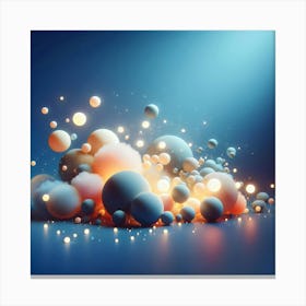 Abstract Spheres Canvas Print