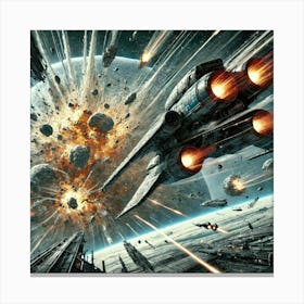 Asteroid Wraith High Impact Canvas Print