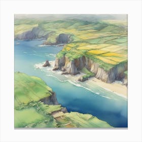 Irish Coast Canvas Print