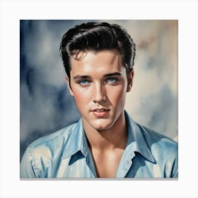 Elvis Close and Personal Elvis Presley Canvas Print