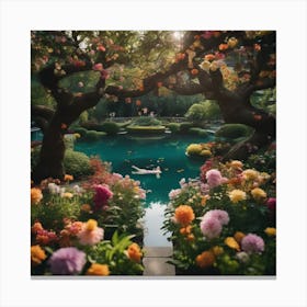 Garden In Bloom 2 Canvas Print