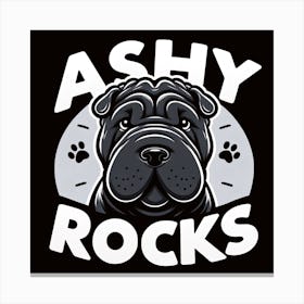 Ashy Rocks Canvas Print