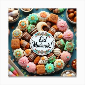 Eid Mubarak Canvas Print