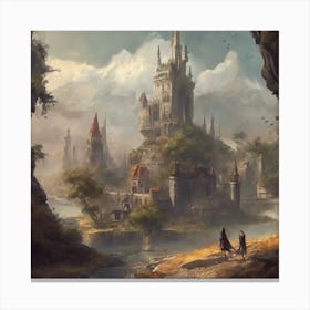 Fantasy Castle 73 Canvas Print