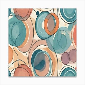 Abstract Circles Canvas Print