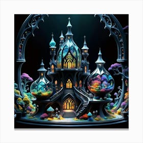 Castle In The Sea Canvas Print