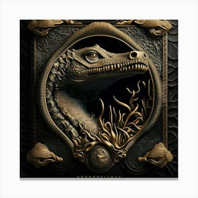 Crocodile Canvas Print