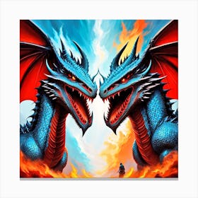 Dragons Canvas Print