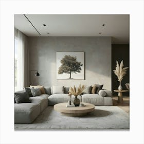 Modern Living Room 115 Canvas Print