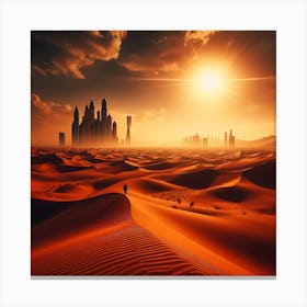 Desert Landscape 6 Canvas Print