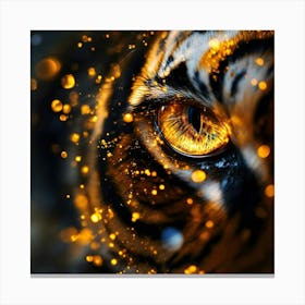 Golden Tiger Eye Canvas Print