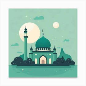Islamic Mosque 2 Canvas Print