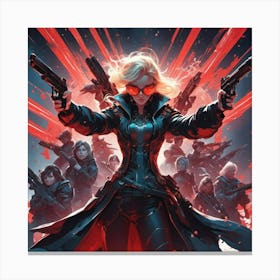 Cover Of A Video Game Canvas Print