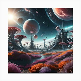 3d Universe 8 Canvas Print