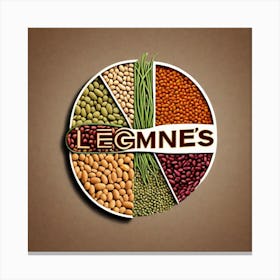 Legumes As A Logo (70) Canvas Print