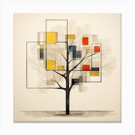 Abstract Tree Canvas Print