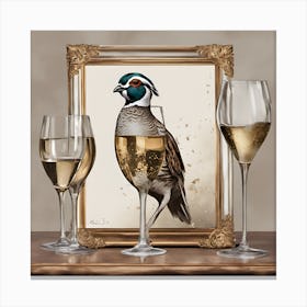 Quail Canvas Print