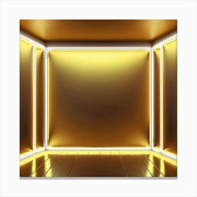 Abstact golden background 1 Canvas Print