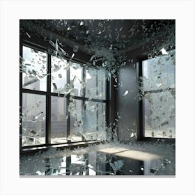 Shattered 2 Canvas Print
