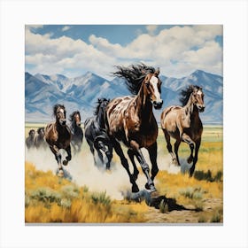 On the Run Canvas Print