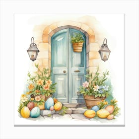 Easter Door 6 Canvas Print