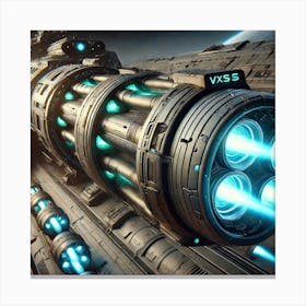 Energy Based Plasma Cannons Canvas Print