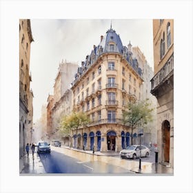 Paris Street Canvas Print