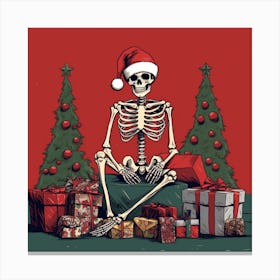 Merry Christmas! Christmas skeleton 31 Canvas Print