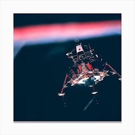 Onboard Apollo 11, Eagle Prior To Descent To The Moon Canvas Print